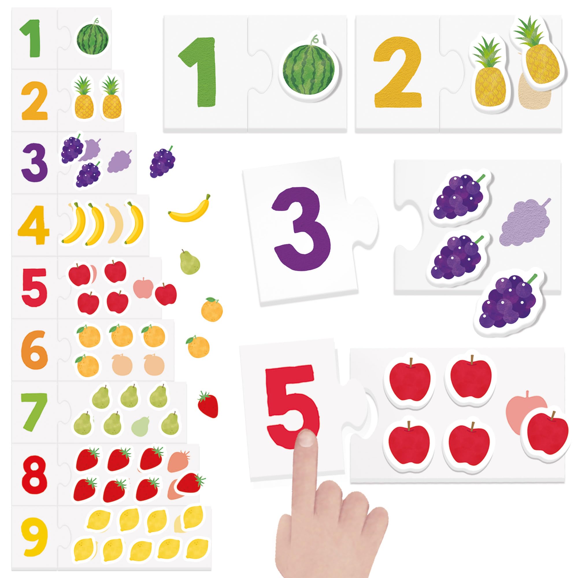 Headu Tactile Numbers gioco tattile 3-6 anni