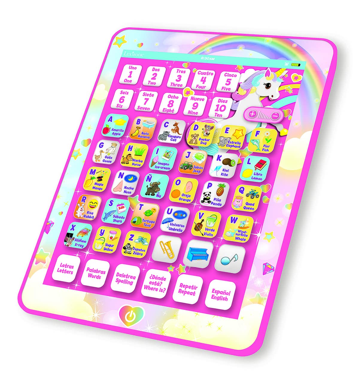Lexibook JCPAD002UNI tablet educativo parlante spagnolo-inglese