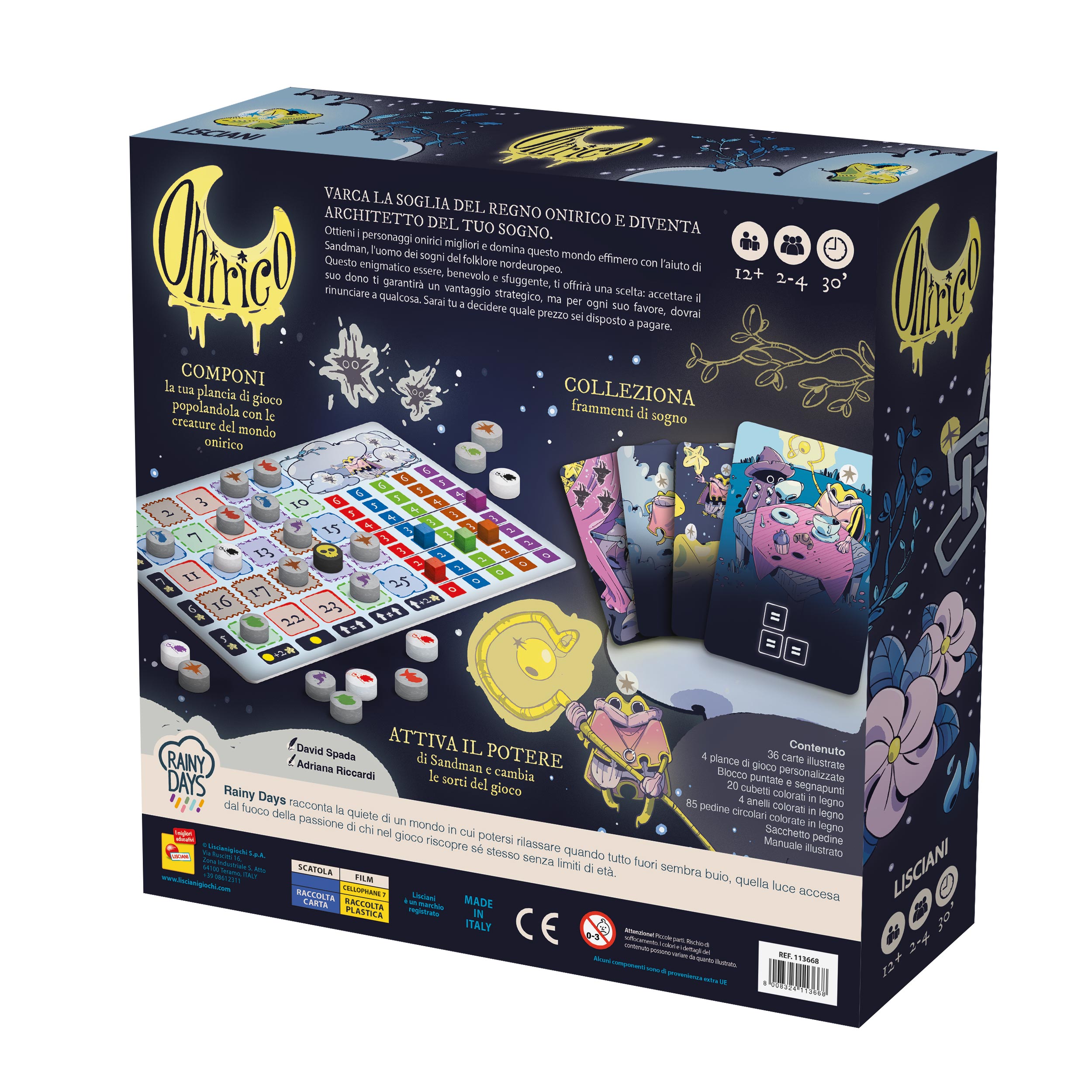 Lisciani Rainy Days Onirico gioco da tavolo strategico