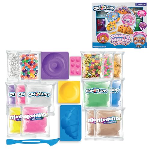 Lexibook CRA-Z-Slimy CRSLIM33 kit slime pasticceria sensoriale