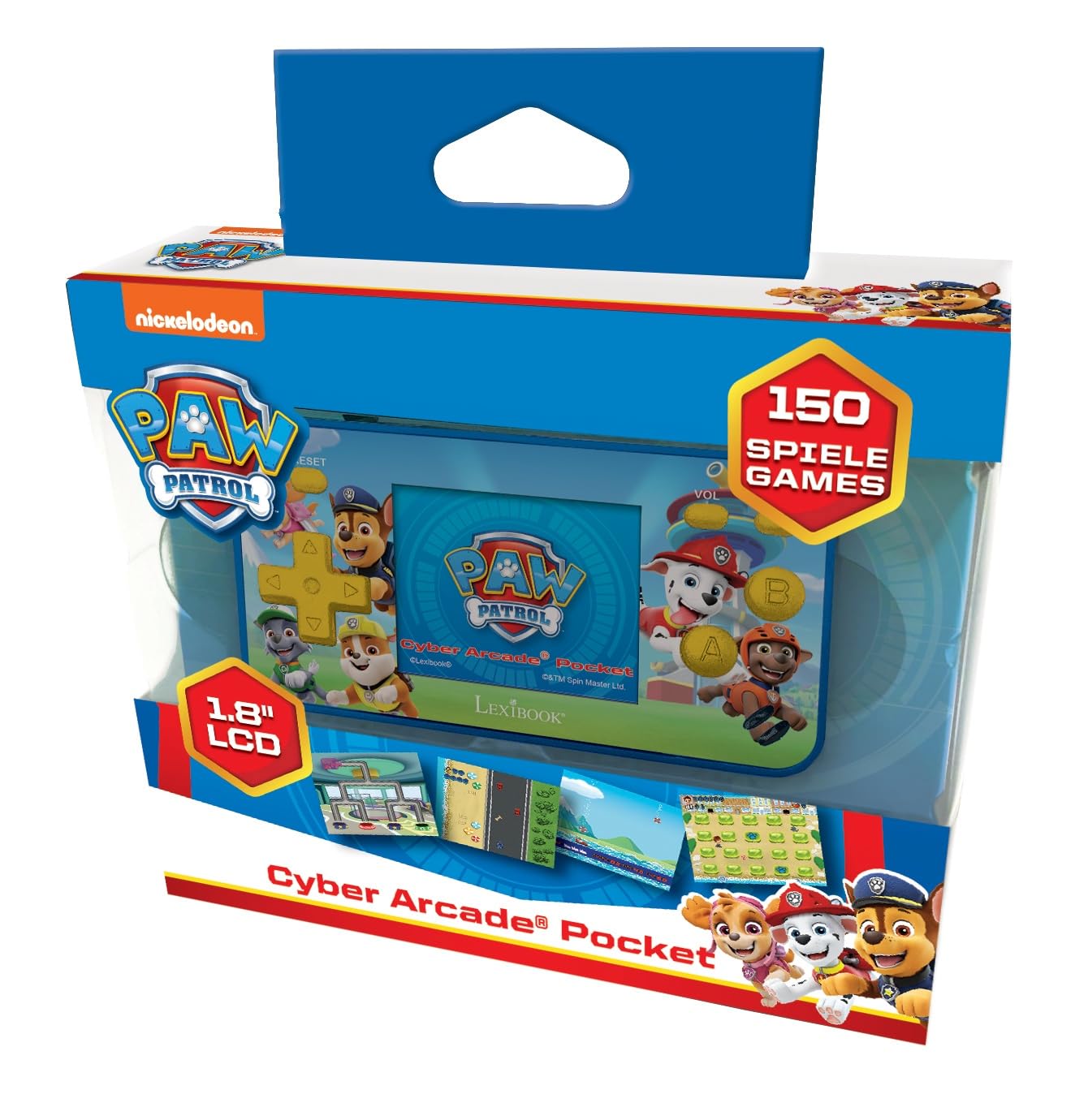 Lexibook Paw Patrol JL1895PALXB console portatile Chase 150 giochi