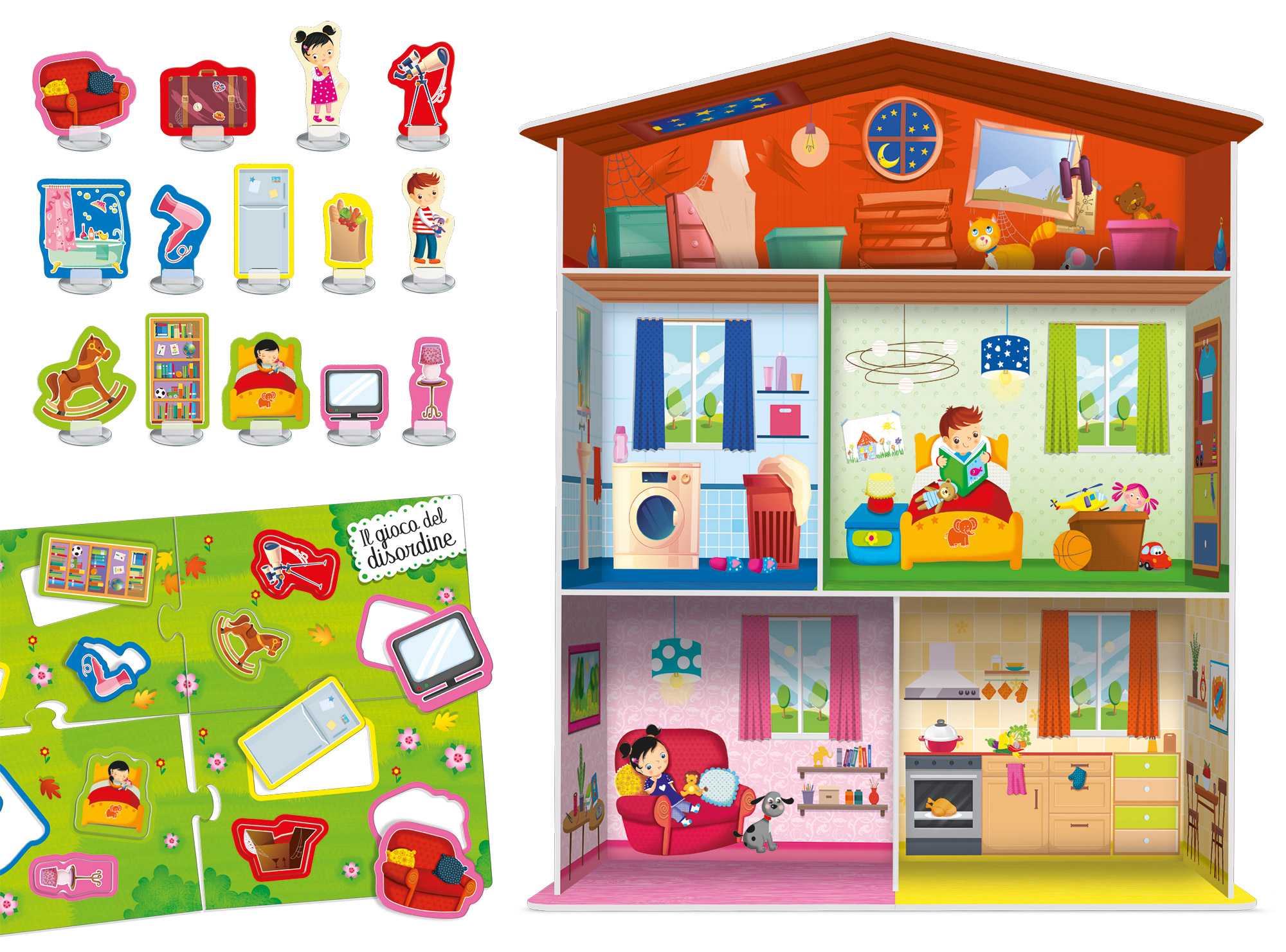 Lisciani Montessori Maxi La Mia Casa gioco educativo casetta