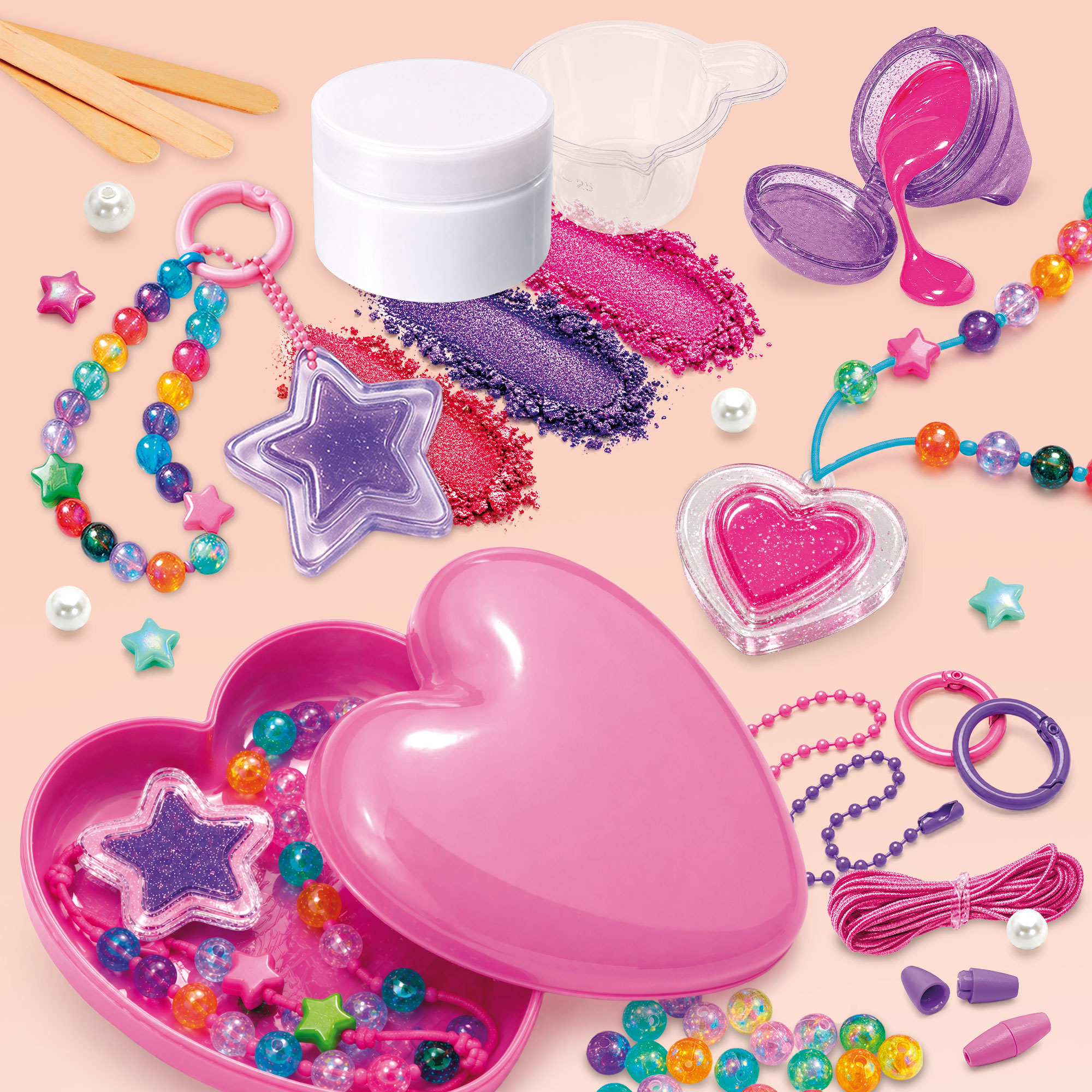 Lisciani I'm a Genius Laboratorio Lucidalabbra Charms Jewels Kit Creativo