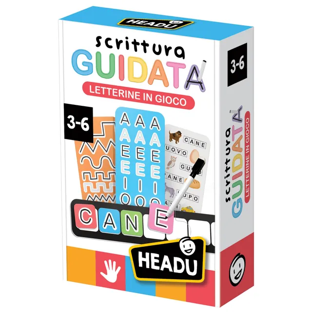 Headu Letterine in Gioco scrittura guidata alfabeto 3-6 anni