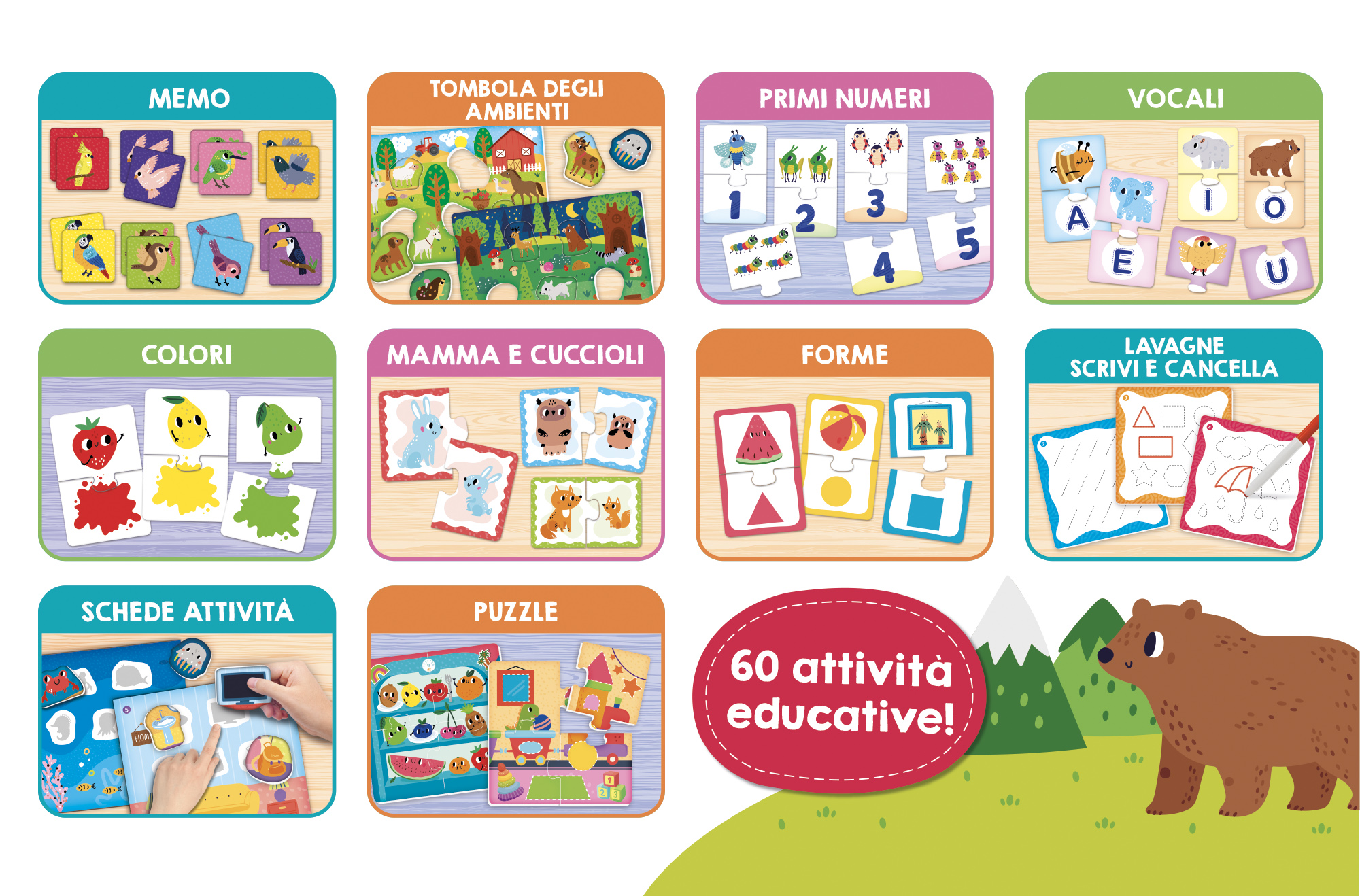 Lisciani Carotina Baby 60 Giochi educativi prima infanzia