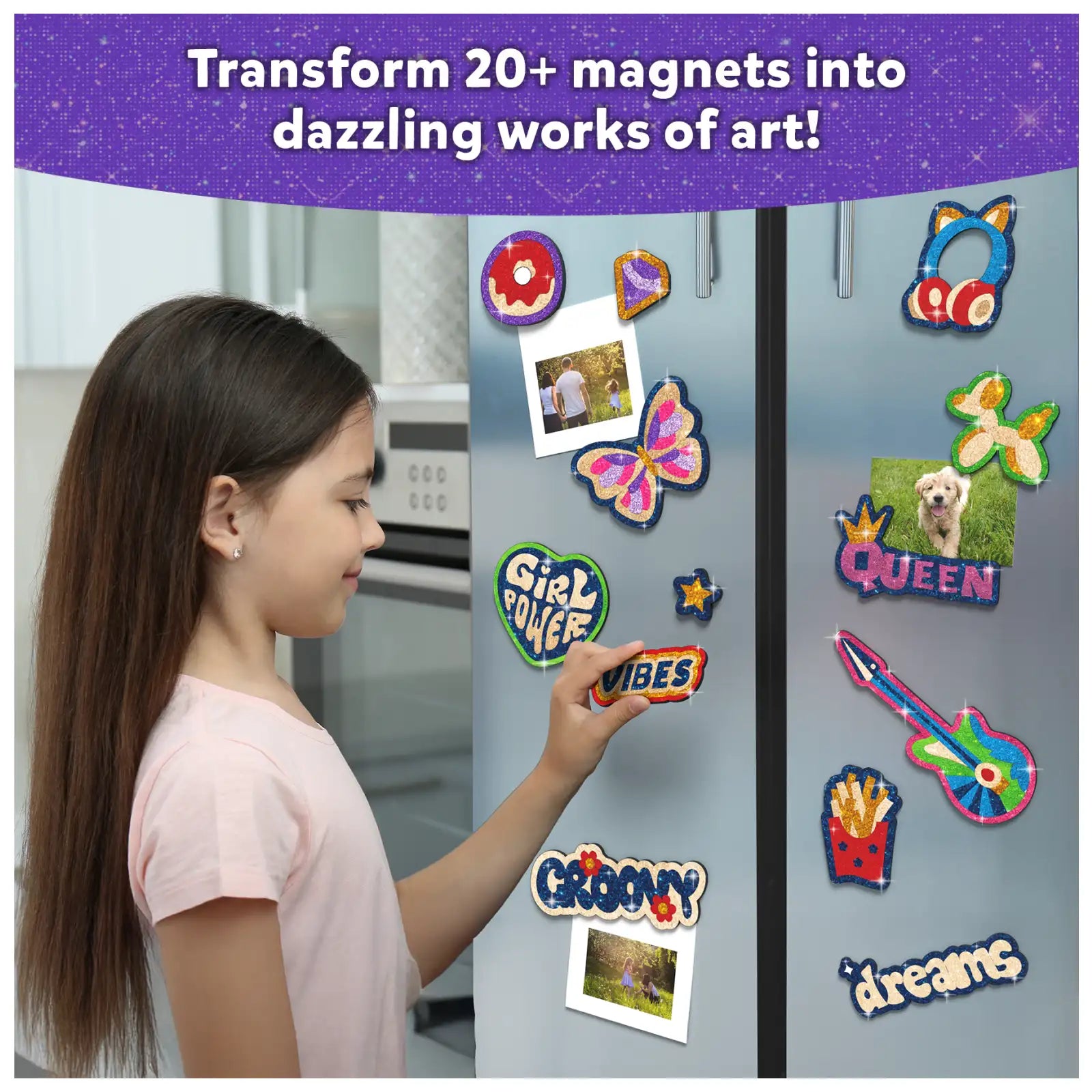 Skillmatics Foil Fun Girl Power kit foil magnetico 7-13 anni