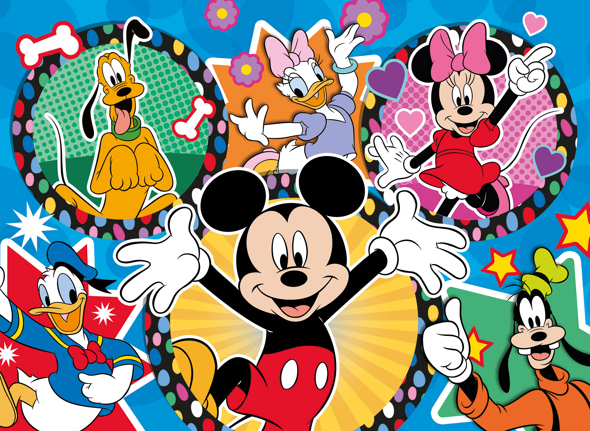 Lisciani Disney Eco-Puzzle Mini 24 puzzle Mickey da colorare