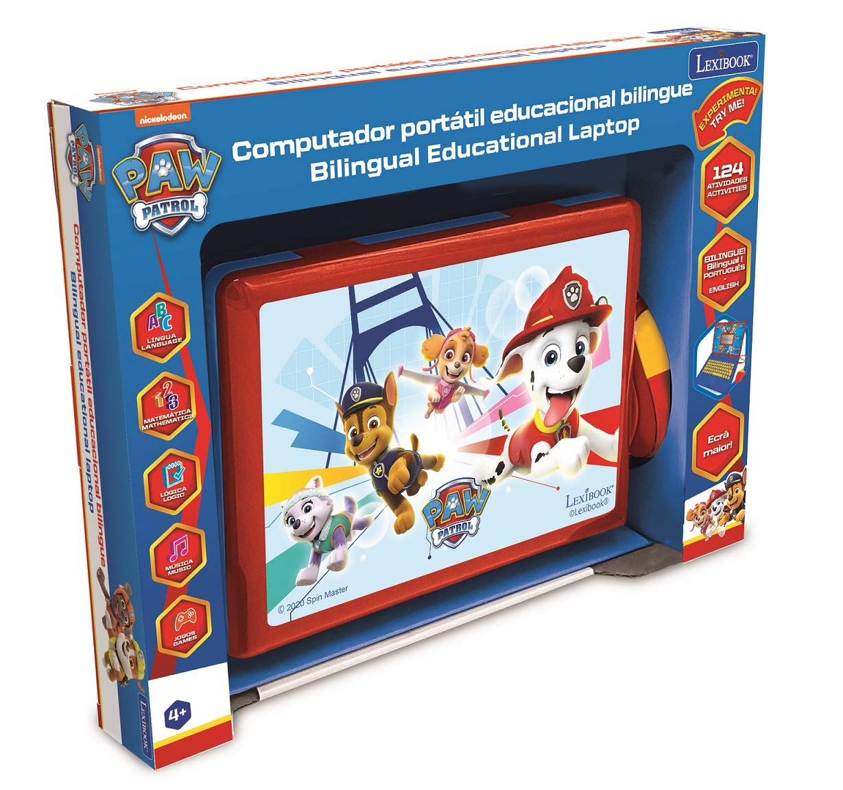 Lexibook Paw Patrol JC598PAi4 laptop educativo 124 attività