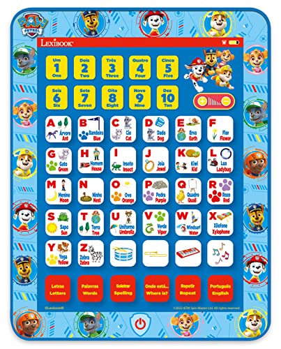 Lexibook Paw Patrol JCPAD002 tablet educativo bilingue blu