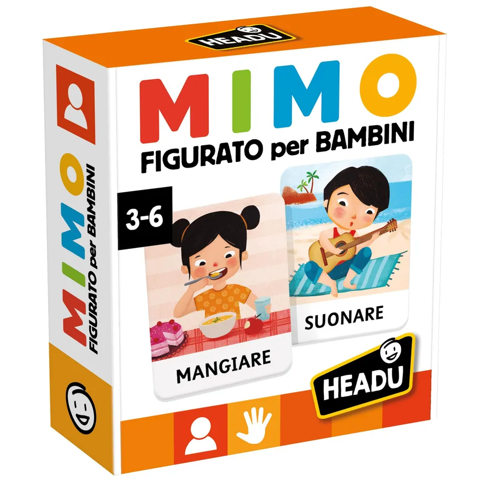 Headu Mimo delle Azioni gioco mimo emozioni 3-6 anni