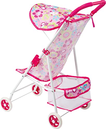 smallfoot 4036 passeggino per bambole pieghevole con cestello