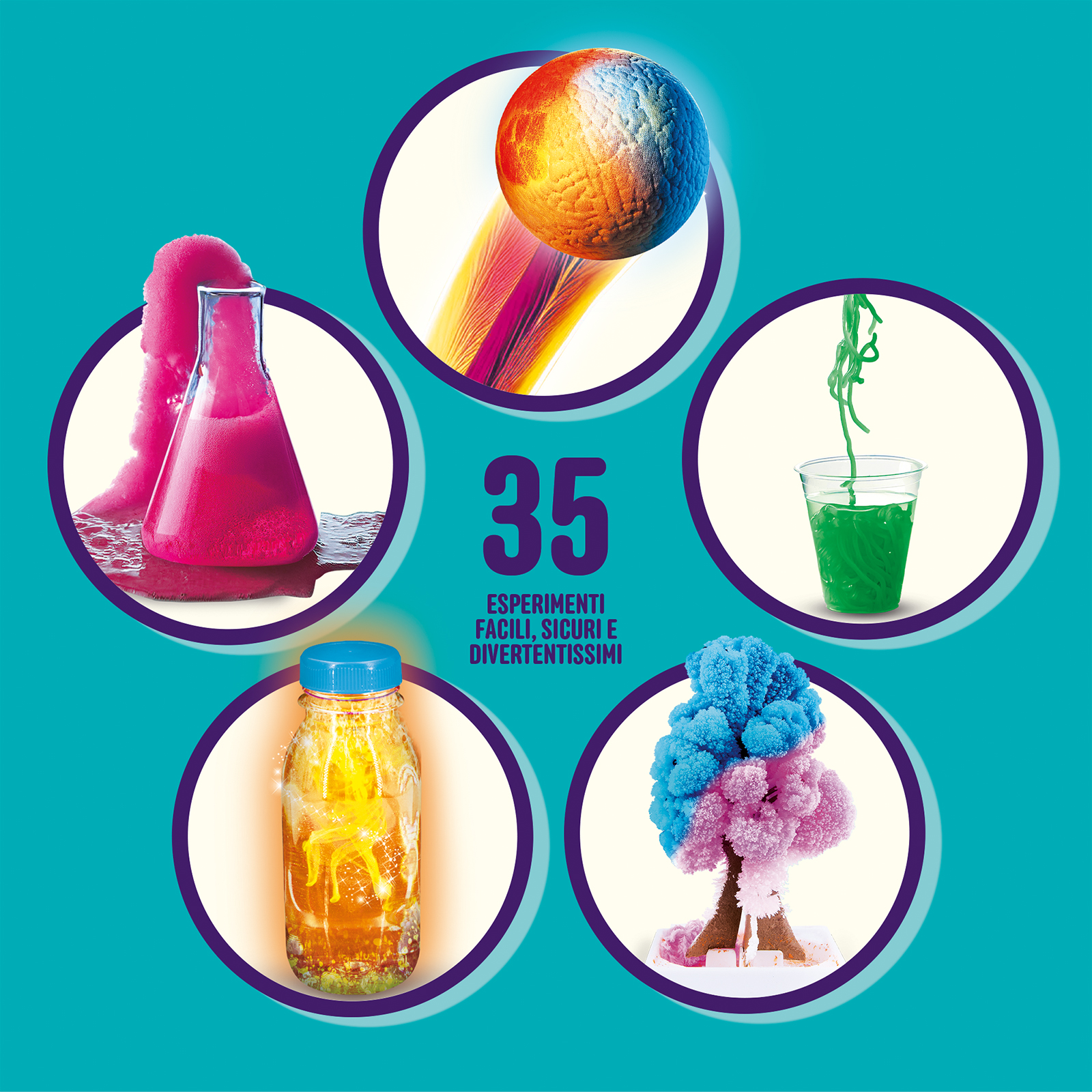 Lisciani I'm a Genius Super Reazioni kit 40 esperimenti reazioni