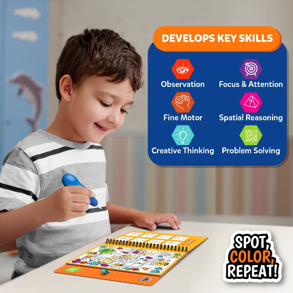 Skillmatics Water Spotter Casa libro acqua cerca e trova