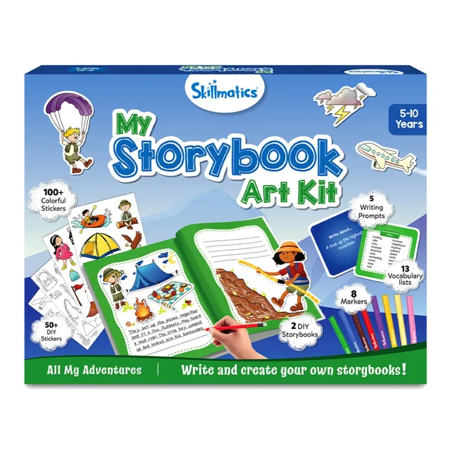 Skillmatics My Storybook Art Kit All My Adventures kit creativo 5-10 anni