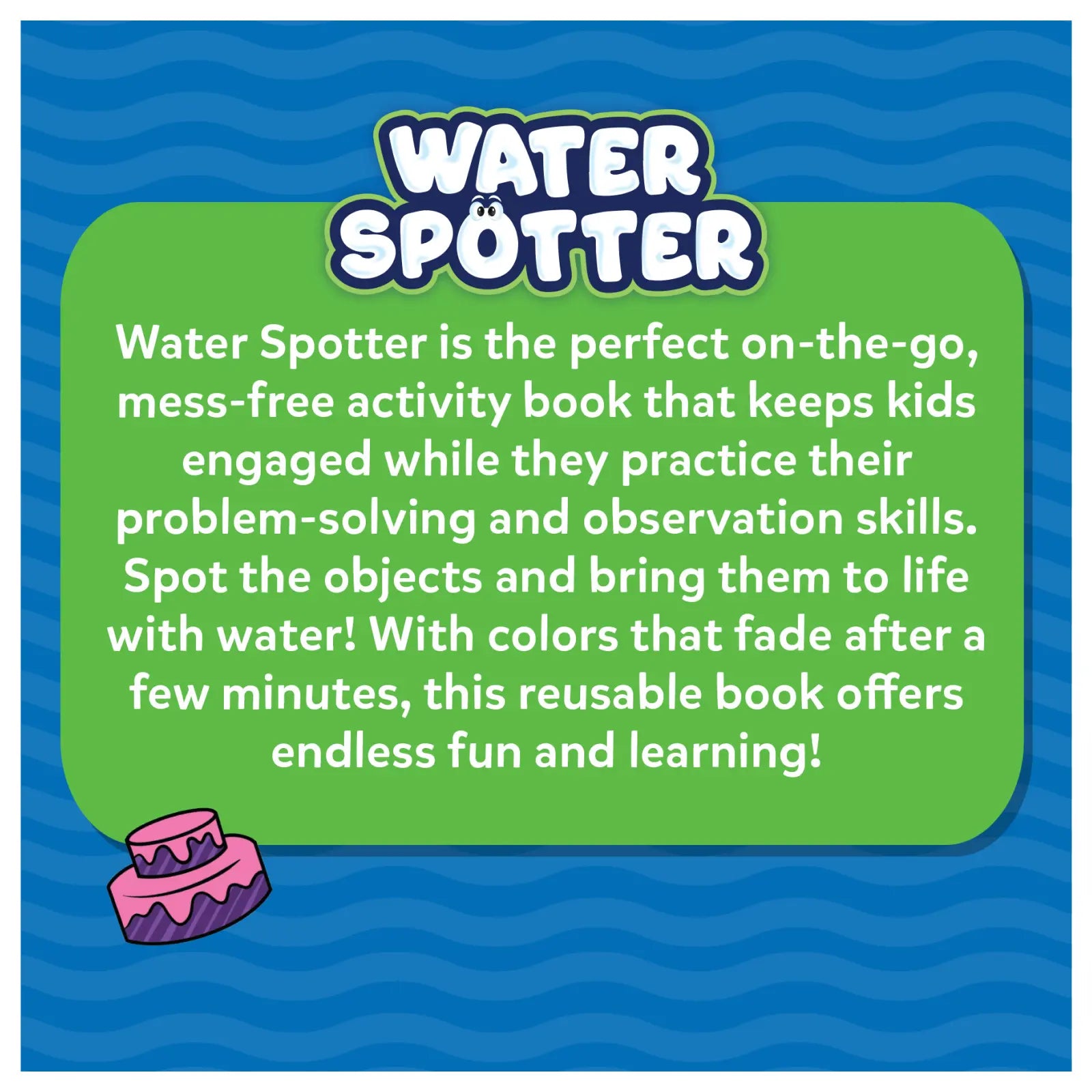 Skillmatics Water Spotter libro acqua animali 4-8 anni
