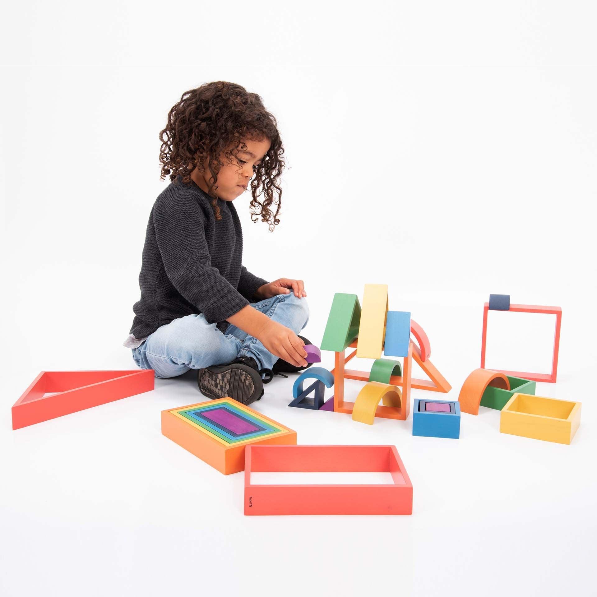 Tickit Rainbow Architect Set costruzioni 7 colori