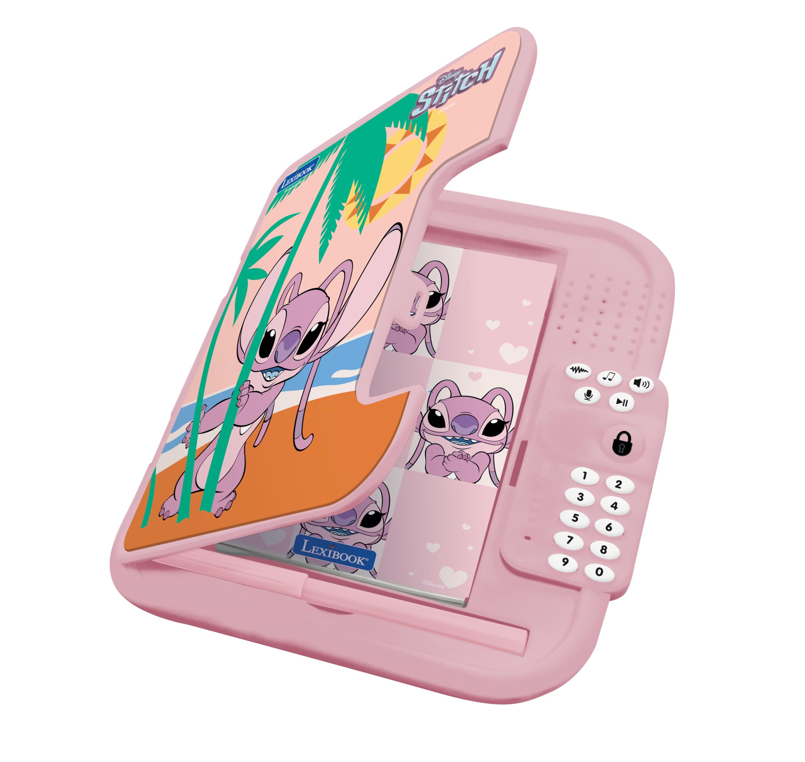 Lexibook Disney Stitch SD50D1 diario elettronico Angel blu rosa