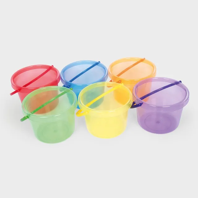 Tickit Translucent Colour 73101 secchielli traslucidi 6 pezzi