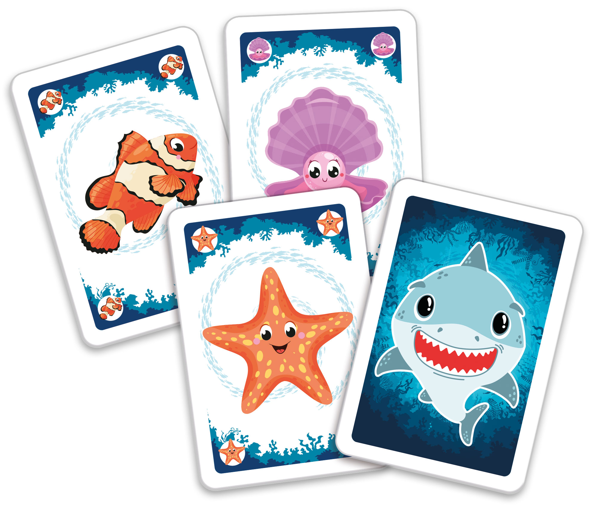 Lisciani Ludoteca Carte Bambini Squalo gioco di carte
