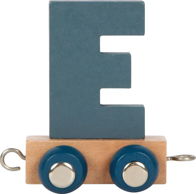 smallfoot Lettera Polare E trenino legno multicolore