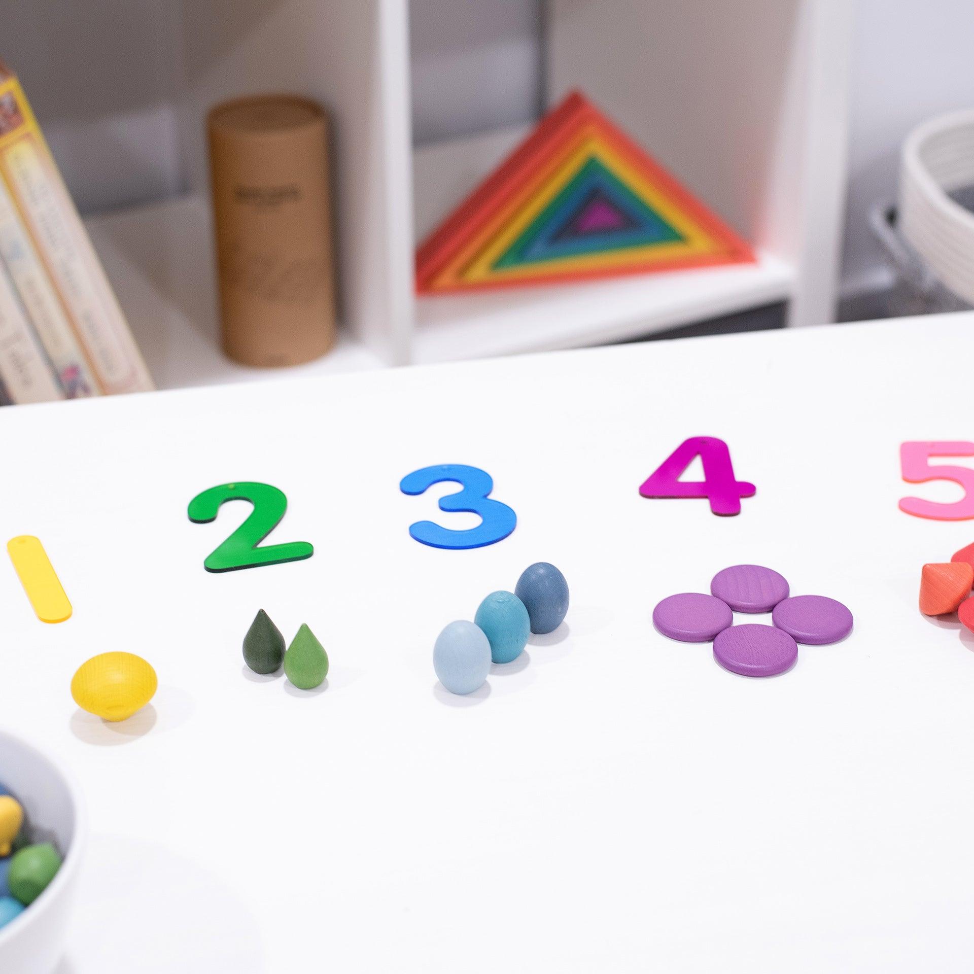 Tickit Wooden Treasures Starter Set tesori legno colori