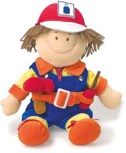 smallfoot Lavoratori set 3 bambole stoffa 32 cm