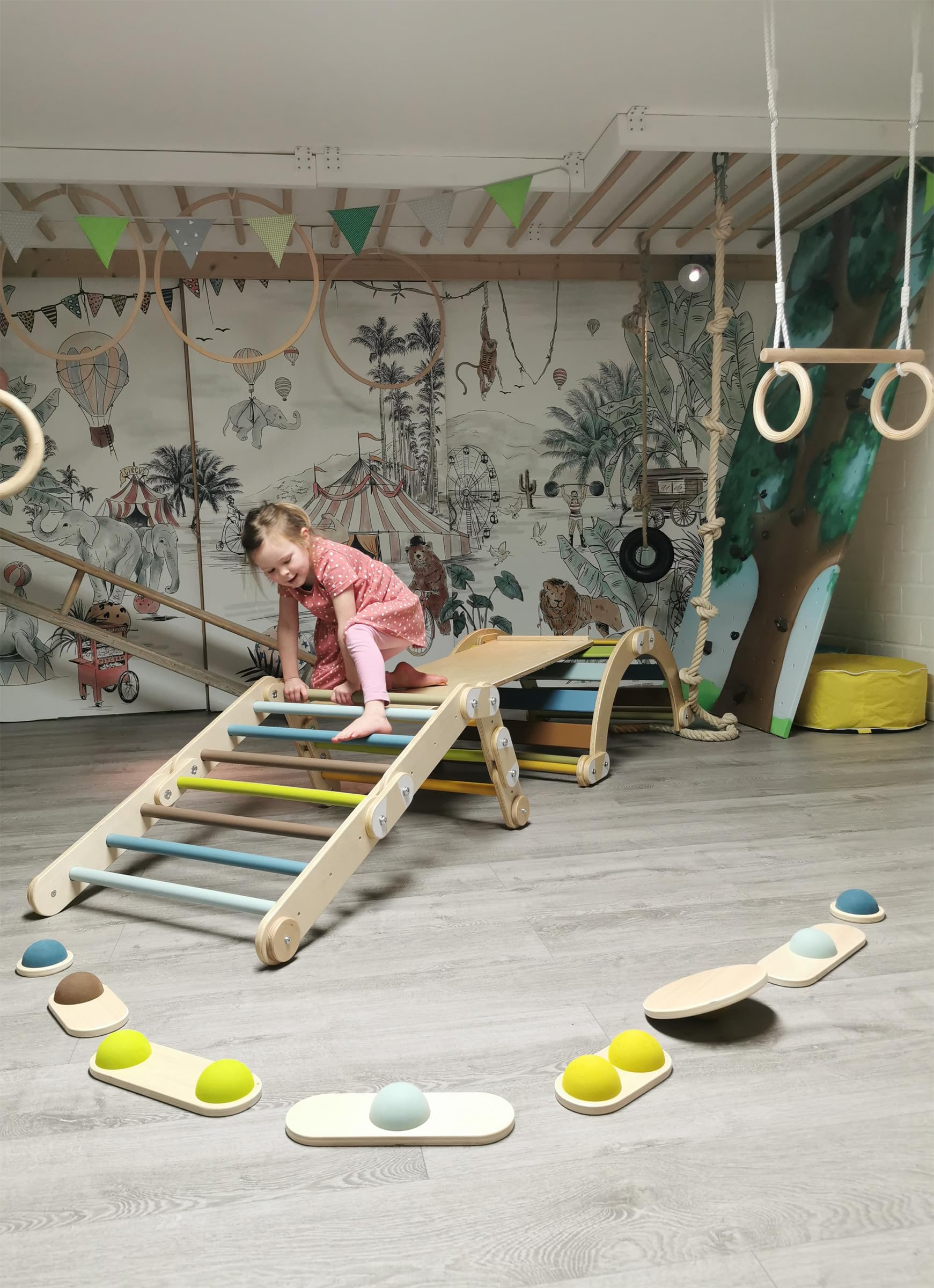 smallfoot adventure 12238 triangolo arrampicata legno bimbi