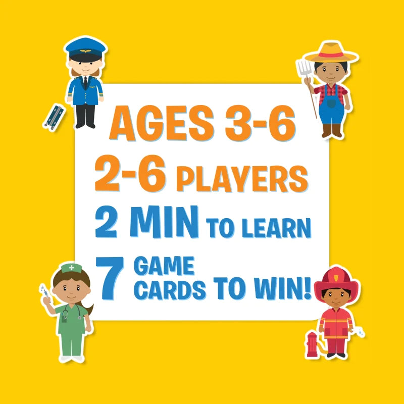 Skillmatics Guess in 10 Junior Community Helpers gioco carte mestieri