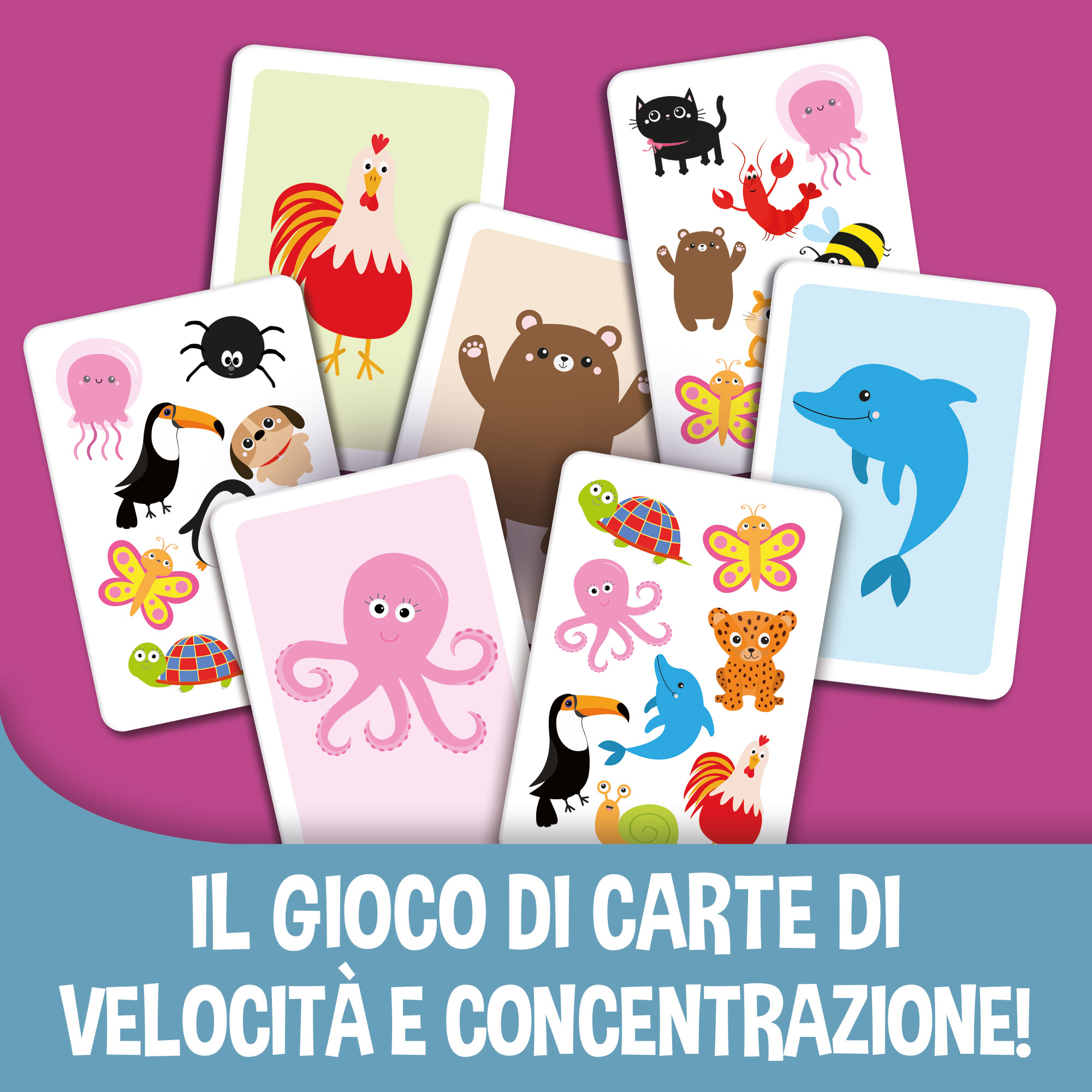 Lisciani Ludoteca Doppio Occhio gioco di carte attenzione