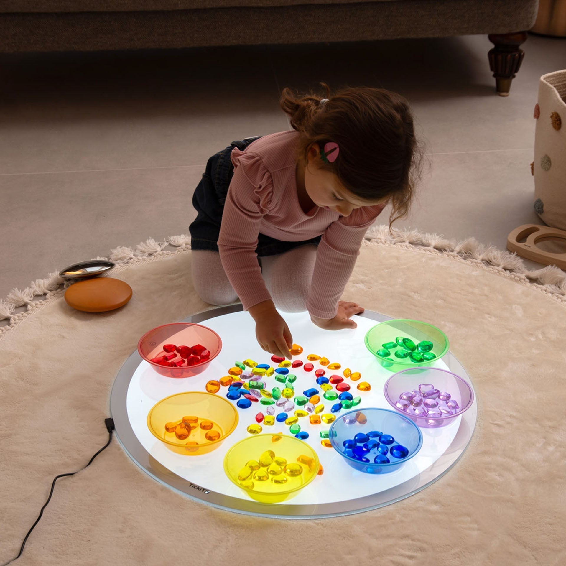 Tickit Translucent Colour Jewels gemme traslucide 144 pz
