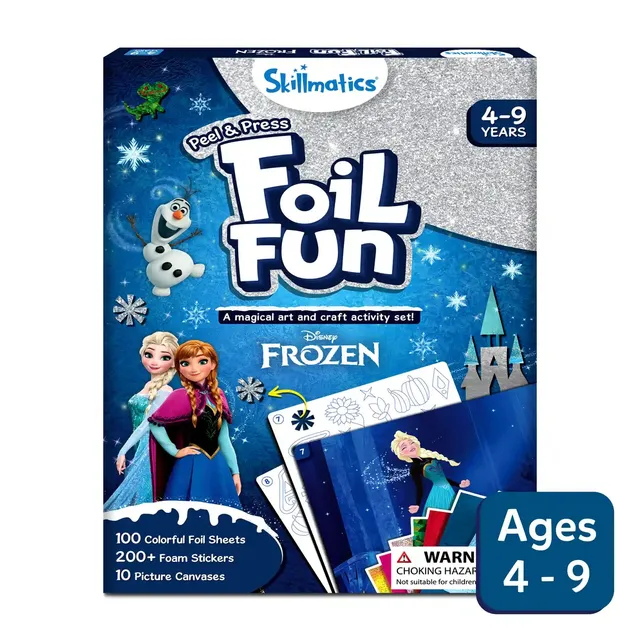 Skillmatics Foil Fun Disney Frozen kit arte foil 4-9 anni