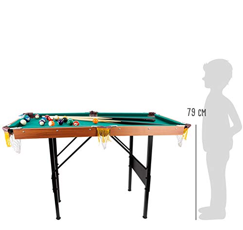 smallfoot 11793 tavolo da biliardo pieghevole bambini