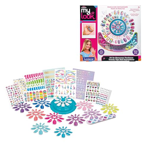 Lexibook Stylé CRSS19 kit nail art bambina con strass