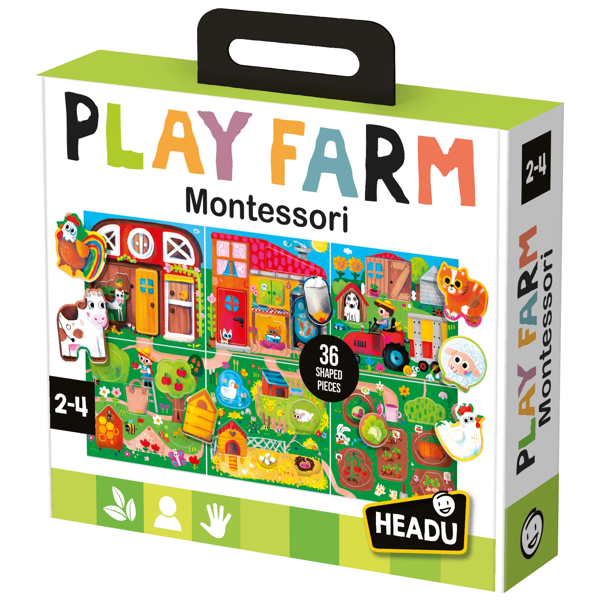 Headu Play Farm MU23608 gioco fattoria vecchia edizione 40 tessere