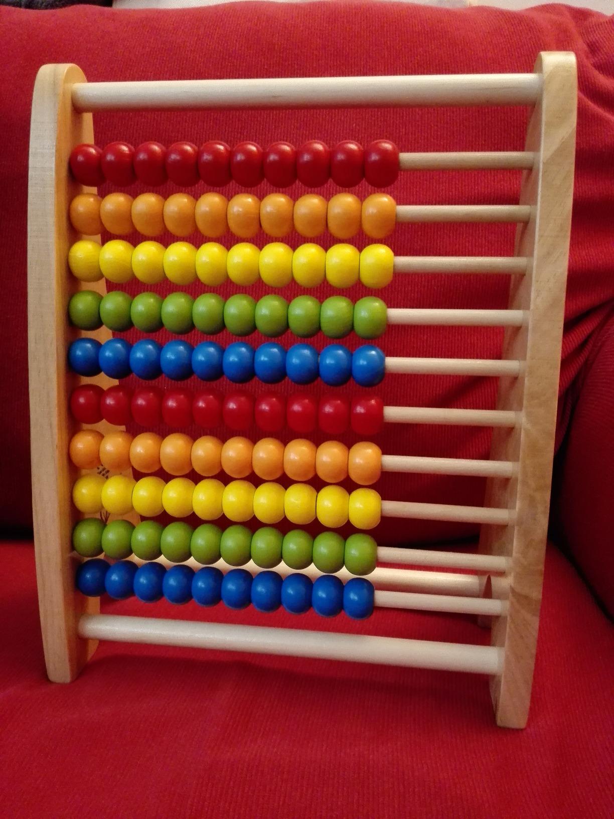 Hape E0412 Abaco Palline Arcobaleno Gioco Legno