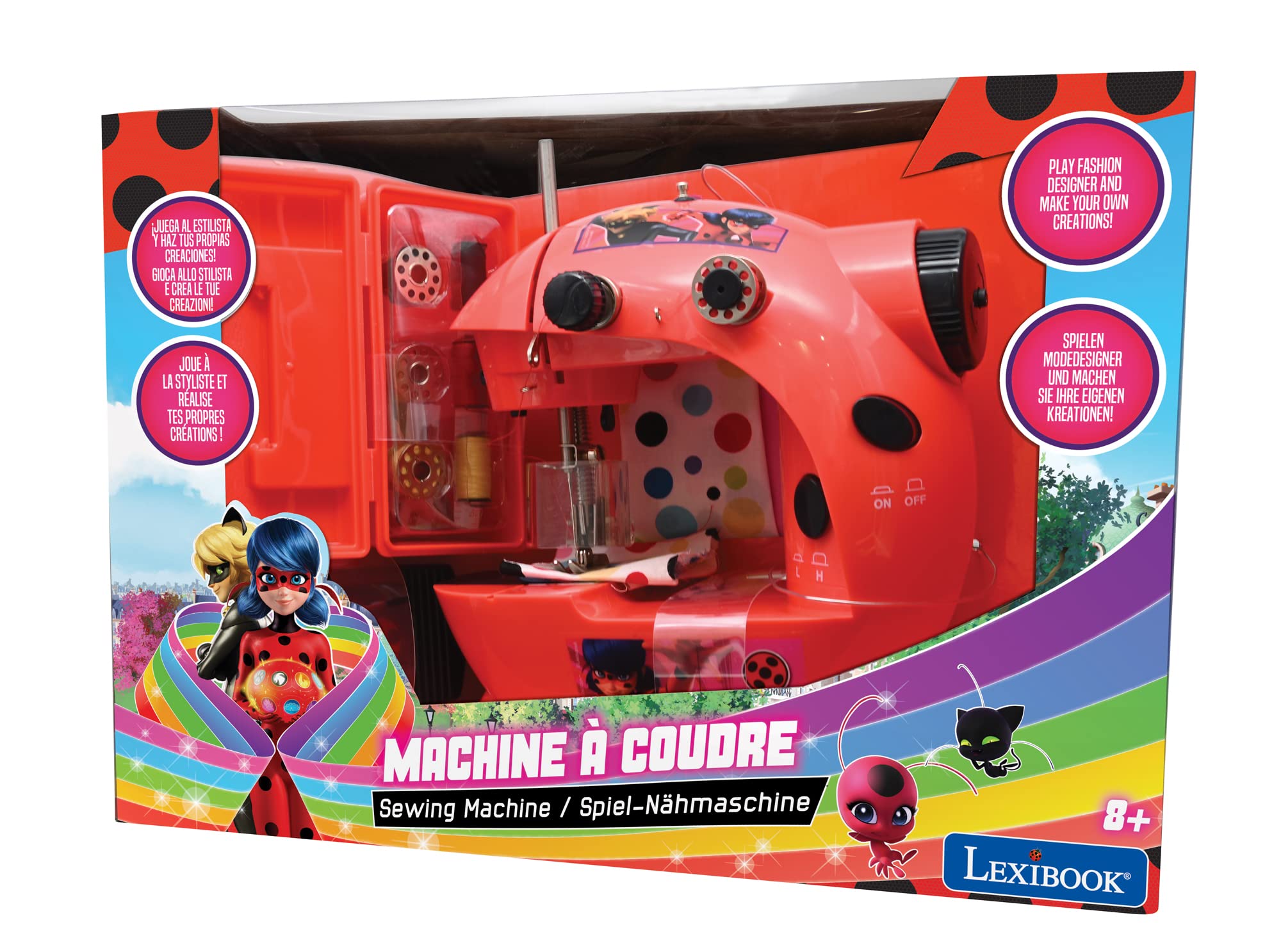 Lexibook Miraculous SW100MI Macchina da Cucire