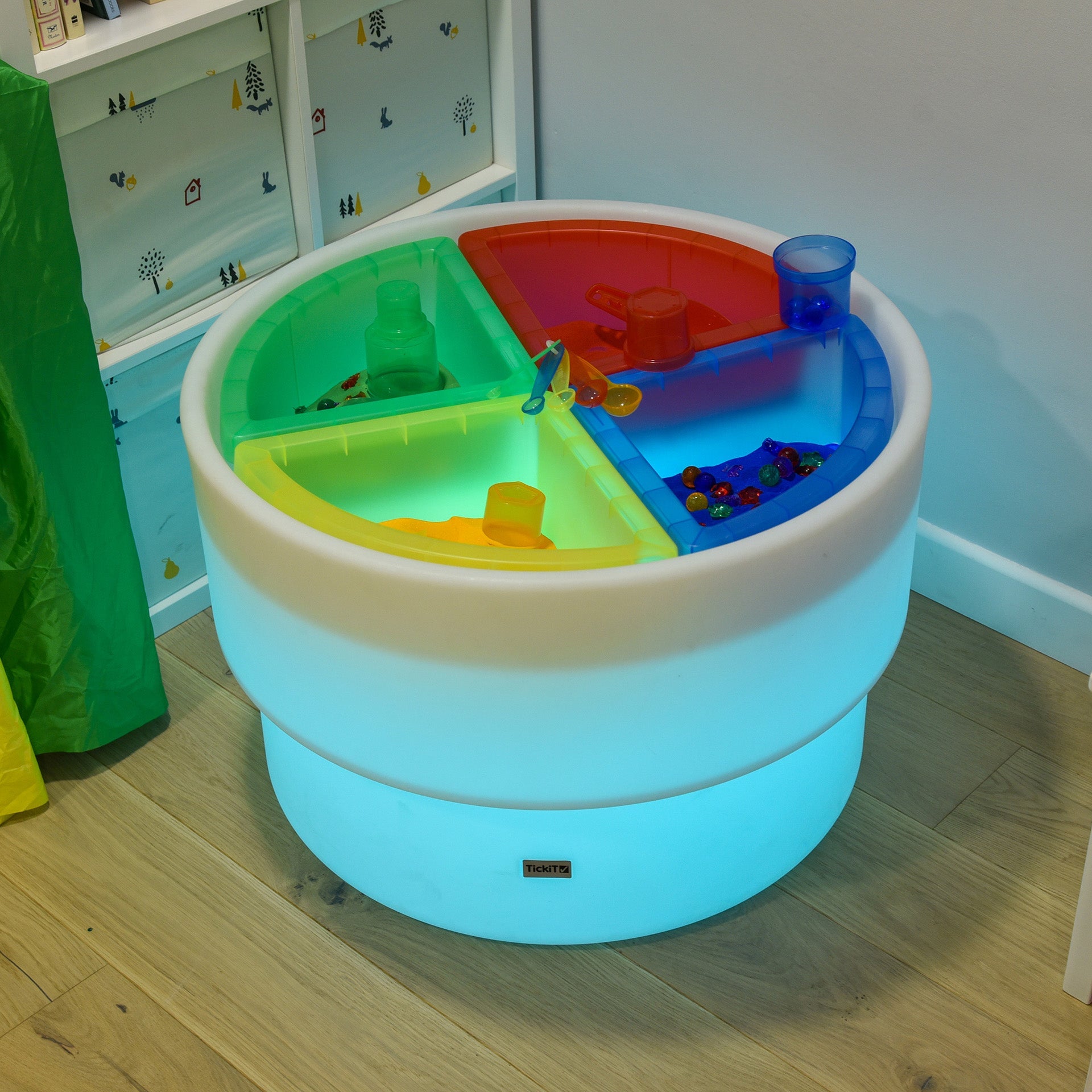 Tickit Discovery Colour Quadrant vassoi sensoriali 4 pz sabbia acqua