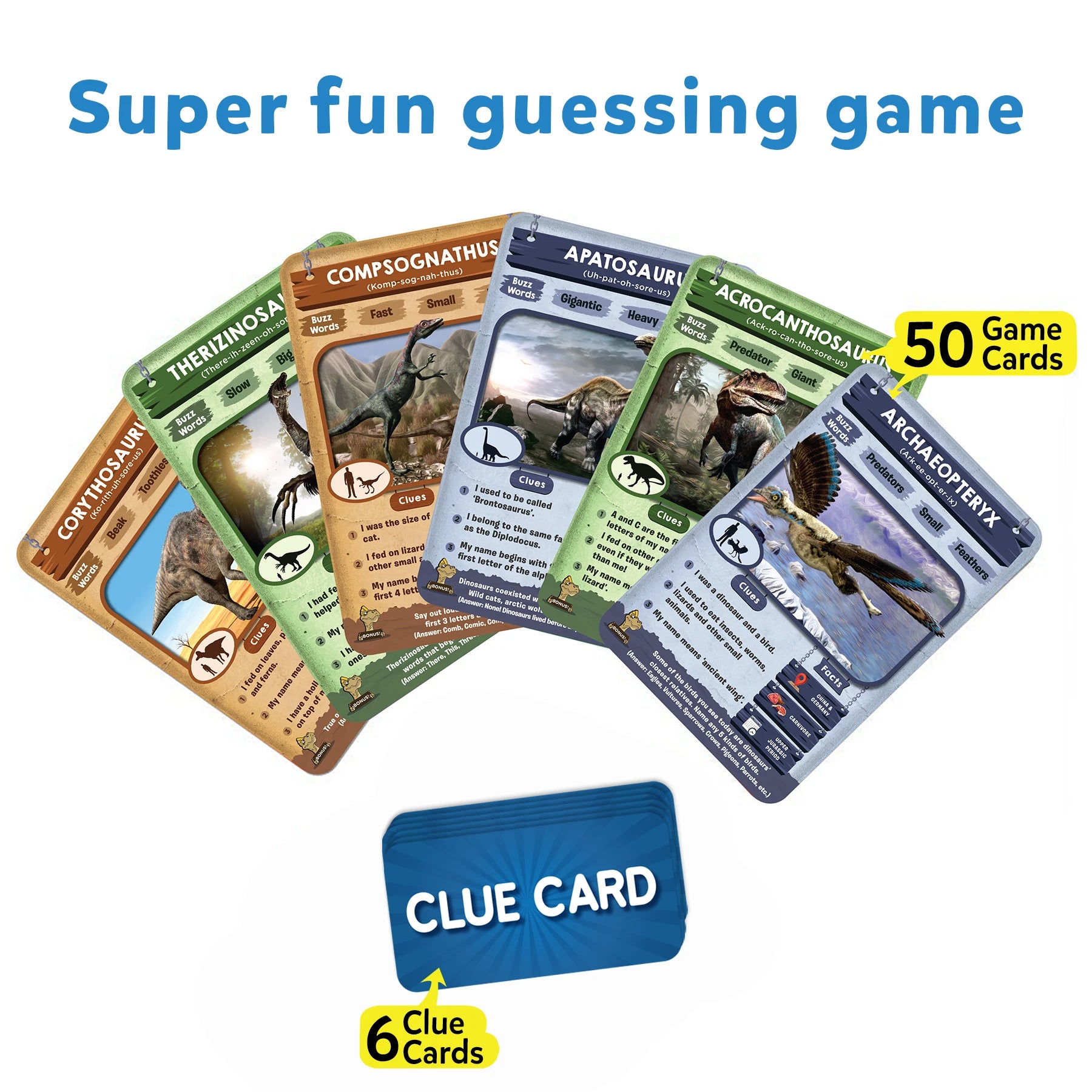 Skillmatics Guess in 10 Dinosauri gioco carte 8+ anni