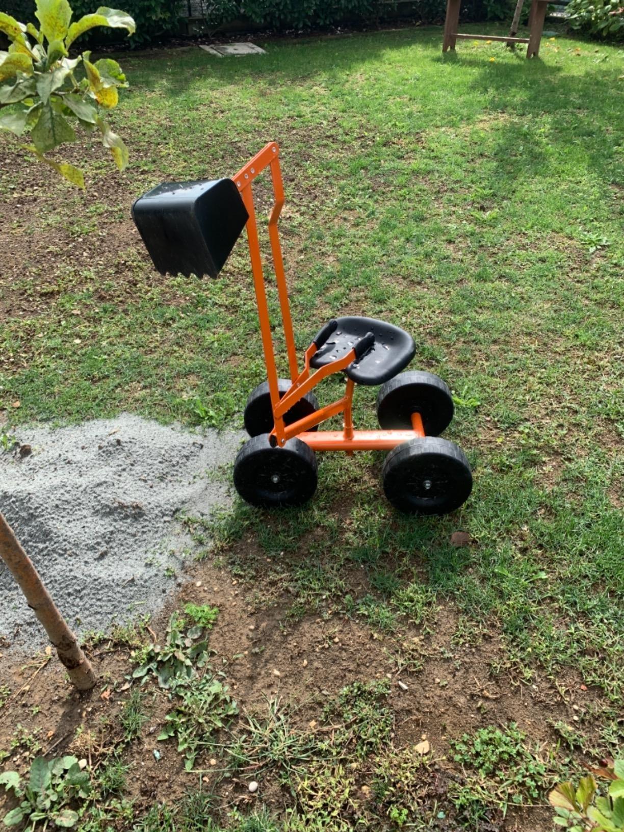 smallfoot escavatore con ruote ruspa sabbia metallo 360°