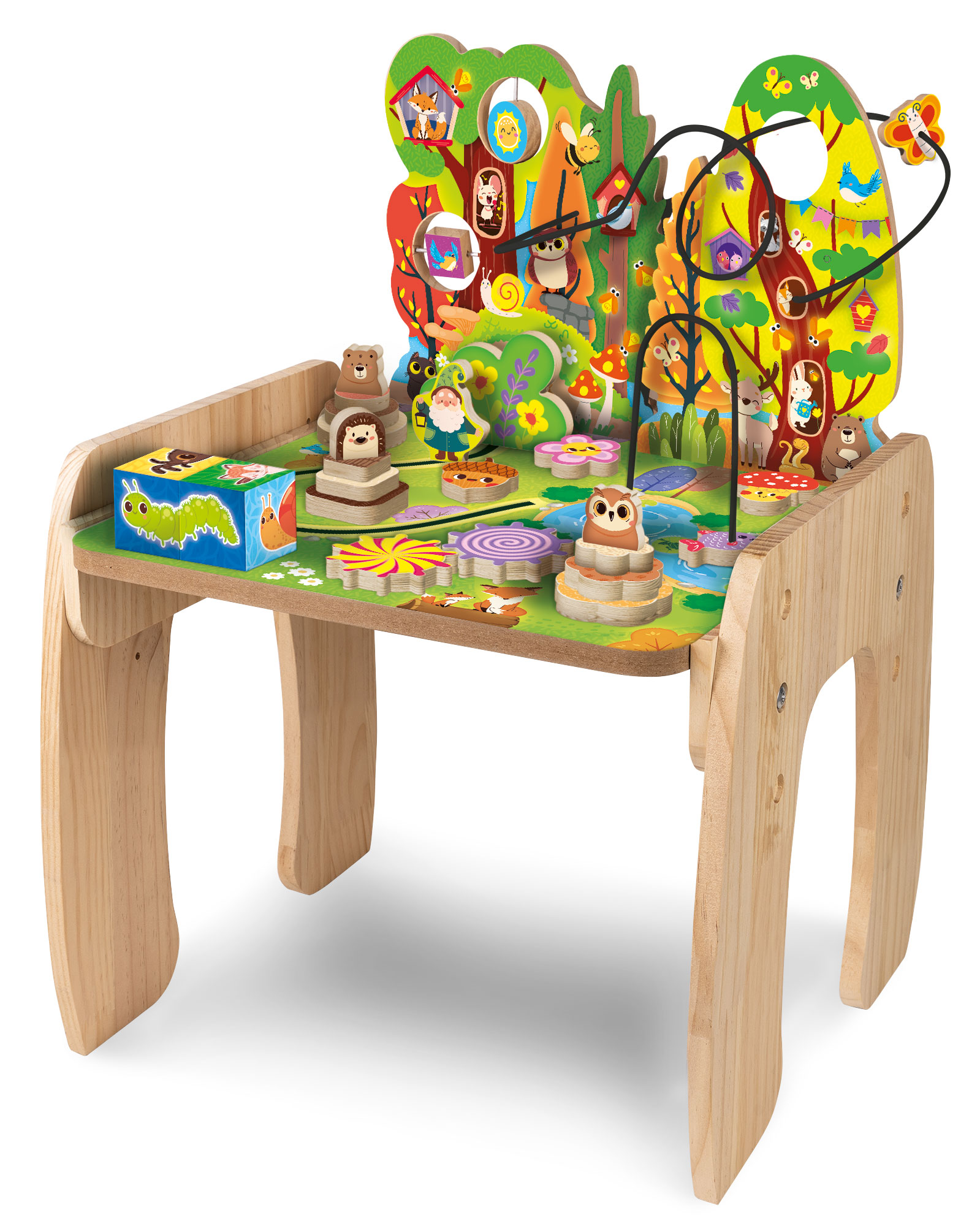 Lisciani Montessori Wood Baby Fairy Table tavolo attività legno