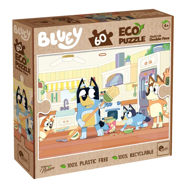 Lisciani Bluey Eco-Puzzle Df 60 puzzle 60 pezzi da colorare