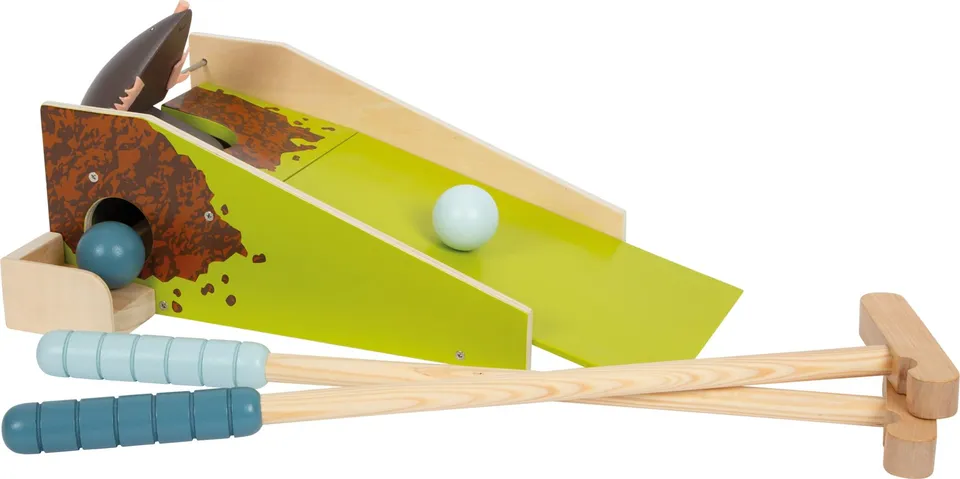 small foot Talpa 12439 set minigolf legno 2 mazze 2 palline