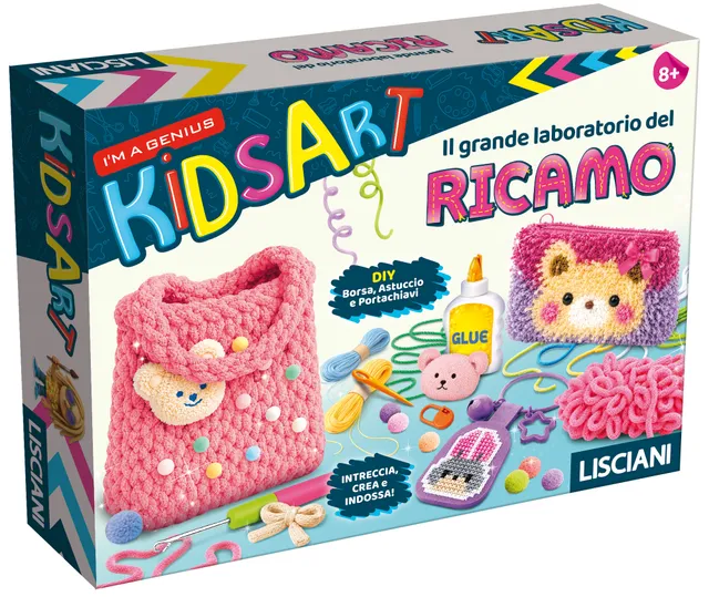 Lisciani I'm a Genius Grande Laboratorio Ricamo kit creativo