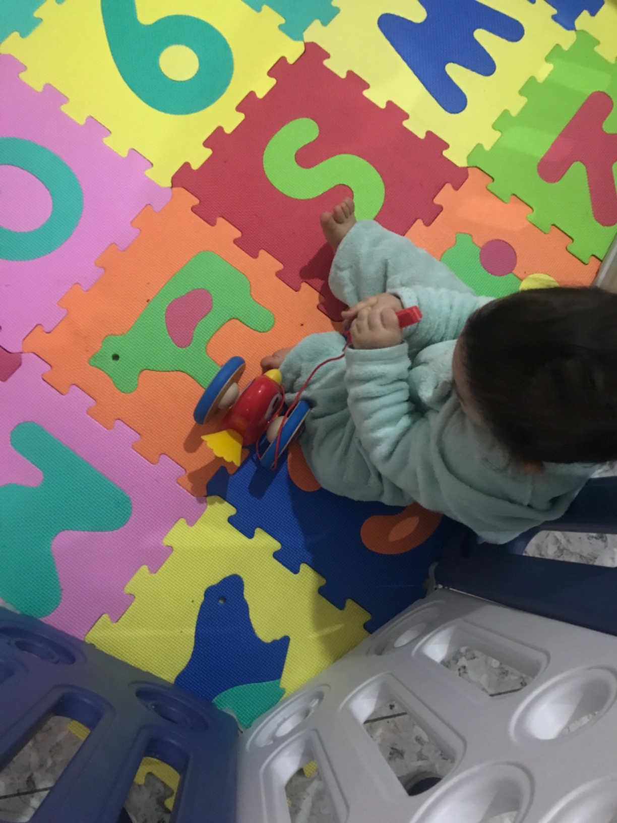 Hape E0360 Uccellino Spingi&Tira trainabile legno da 12 mesi