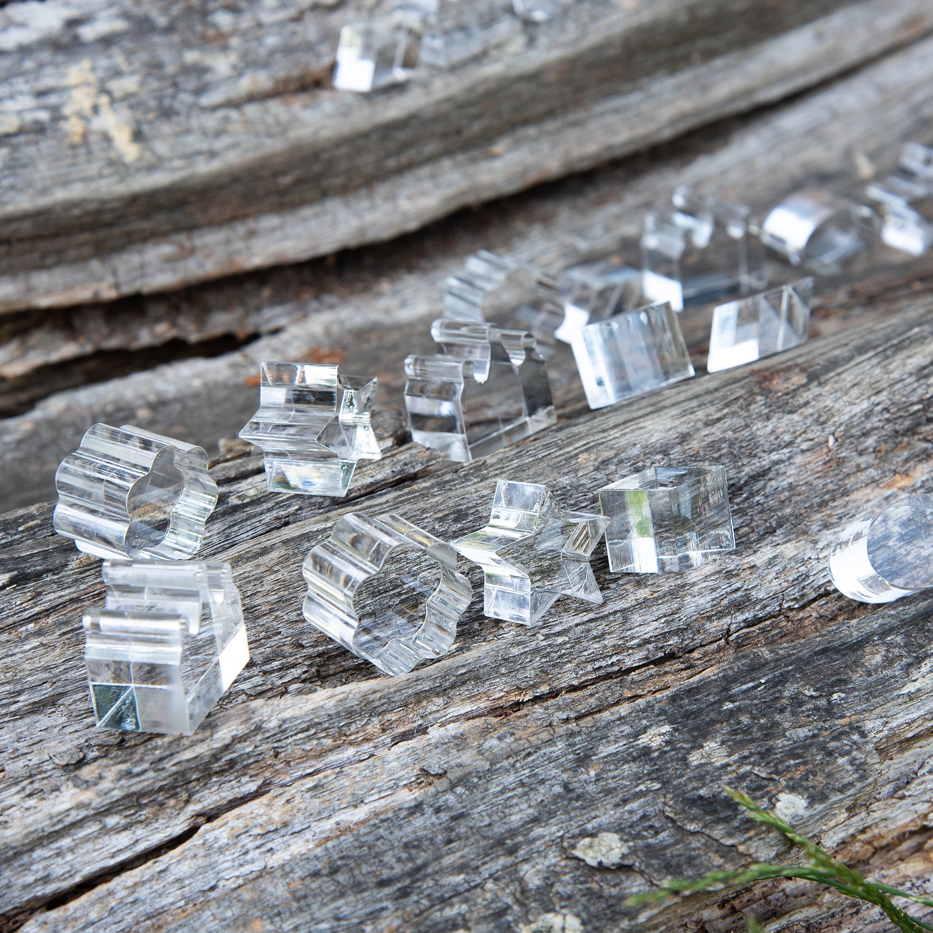 Tickit Clear Crystal Treasures gemme acriliche 30 pz trasparenti