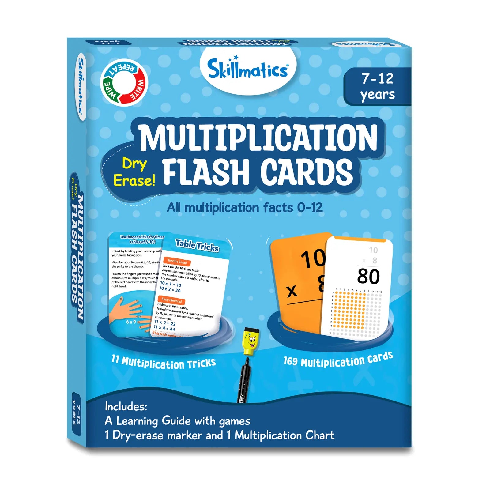 Skillmatics Multiplication Flash Cards schede tabelline bimbi
