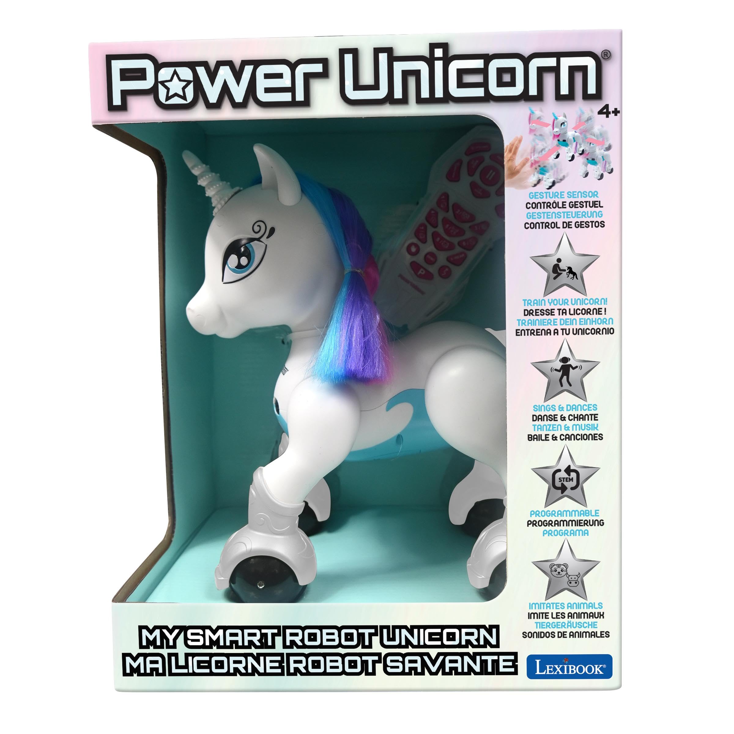 Lexibook Power Unicorn UNI01LXB robot unicorno programmabile