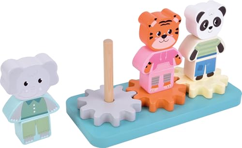 small foot Jungle Friends 12762 gioco impilare legno