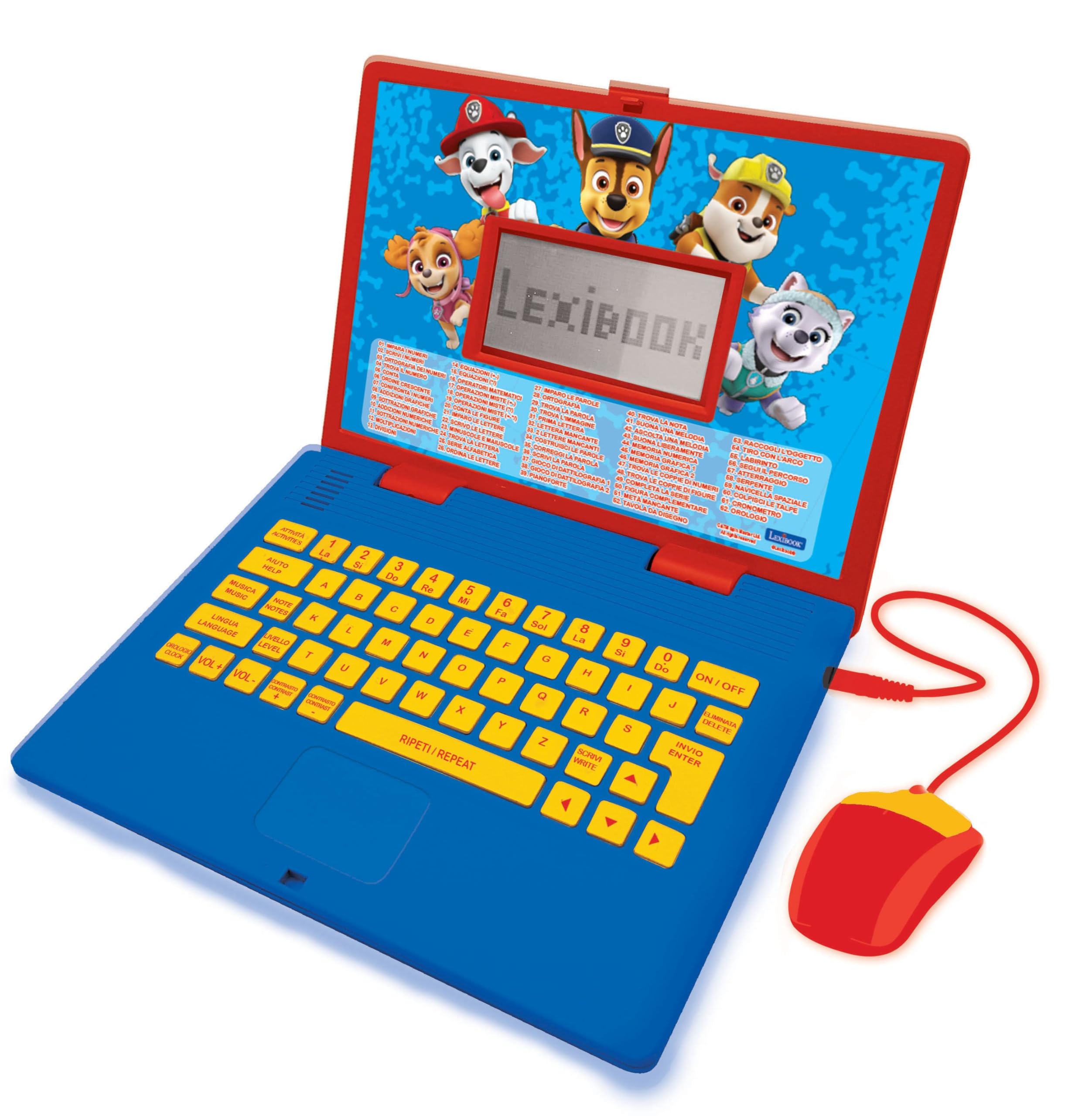 Lexibook Paw Patrol JC598PAi5 laptop educativo bilingue 124 attività