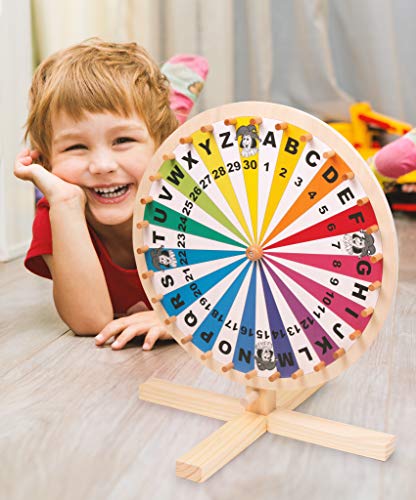 smallfoot 6251 Ruota della Fortuna gioco in legno da tavolo
